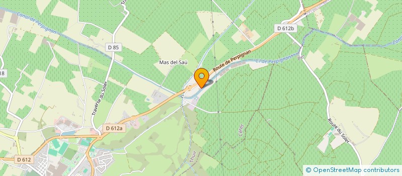 localisation de l'entreprise LE JARDIN DE PAULINE  THUIR