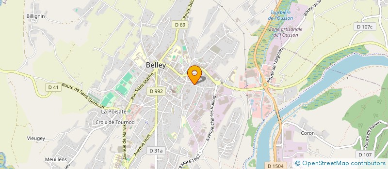 localisation de l'entreprise LE JARDIN DE PIESNOSTROM à BELLEY
