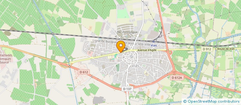 localisation de l'entreprise LE JARDIN DE PIF  VIAS