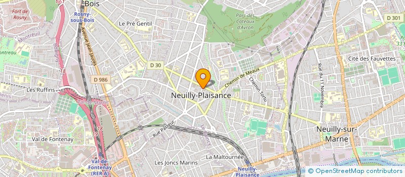 localisation de l'entreprise LE JARDIN DE PLAISANCE  NEUILLY-PLAISANCE