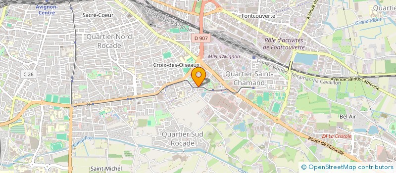 localisation de l'entreprise LE JARDIN DE PROVENCE  AVIGNON