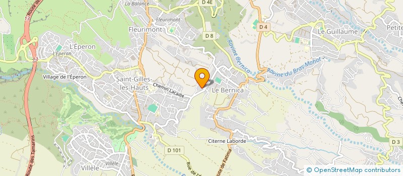 localisation de l'entreprise LE JARDIN DE ROSE  SAINT-PAUL