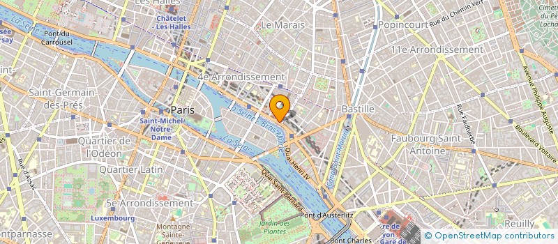 localisation de l'entreprise LE JARDIN DE SAINT PAUL à PARIS