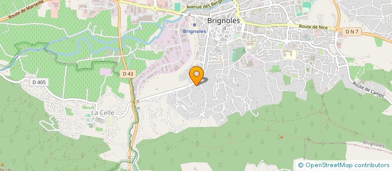 localisation de l'entreprise LE JARDIN DE SEB&ALEX  BRIGNOLES