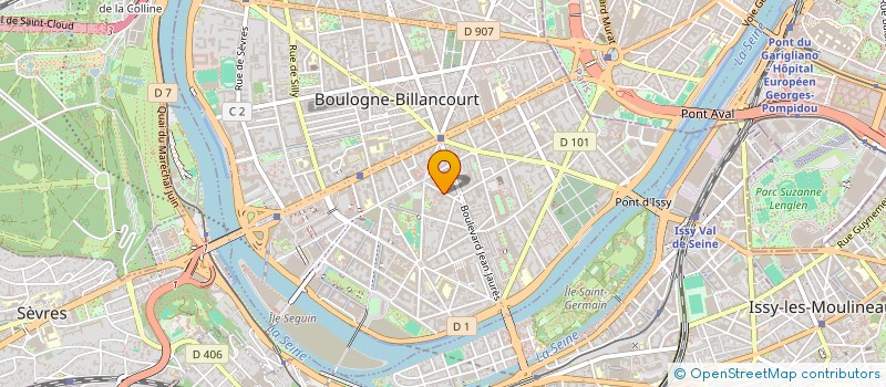 localisation de l'entreprise LE JARDIN DE SOLFERINO à BOULOGNE-BILLANCOURT