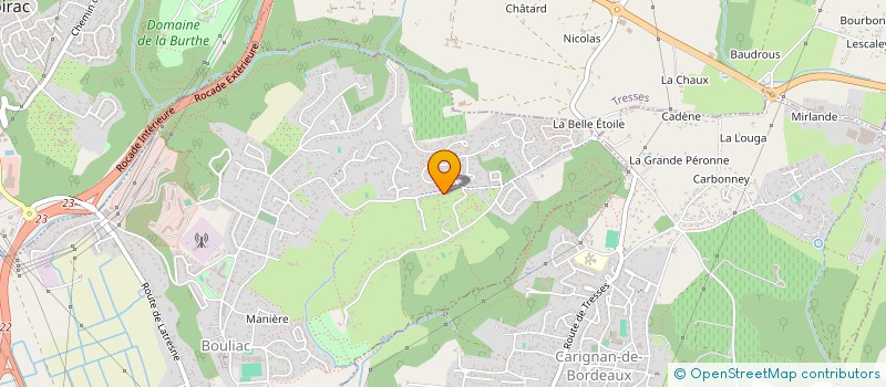 localisation de l'entreprise LE JARDIN DE STELLOU  BOULIAC