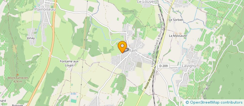 localisation de l'entreprise LE JARDIN DE SULLY  MONTAIN