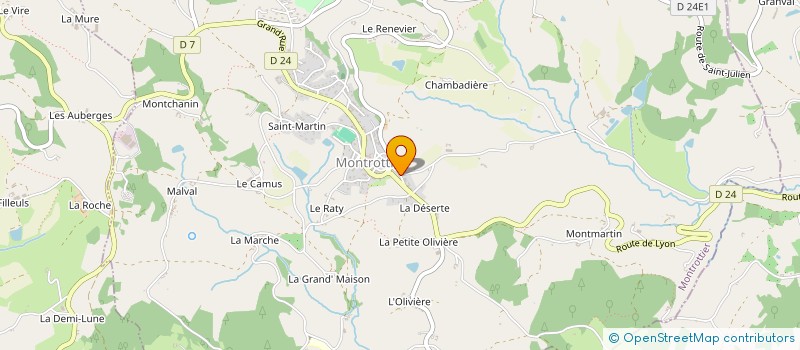 localisation de l'entreprise LE JARDIN DE TOINETTE  MONTROTTIER