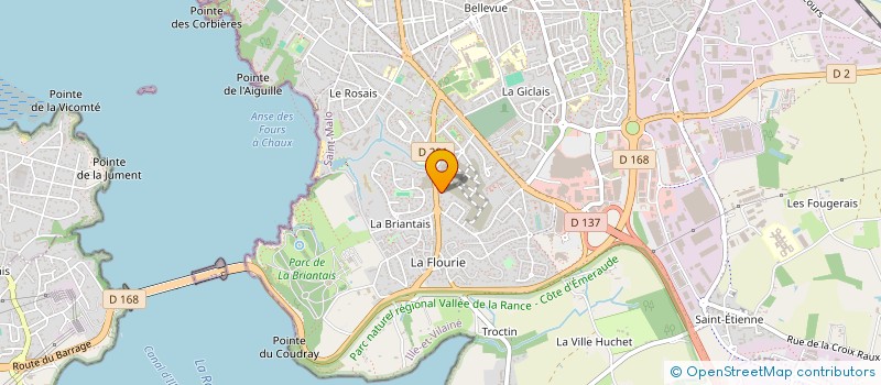 localisation de l'entreprise LE JARDIN DE TOUPIE  SAINT-MALO