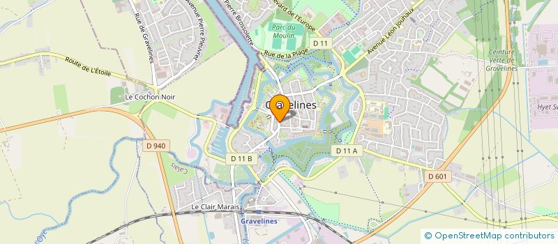 localisation de l'entreprise LE JARDIN DE VAUBAN à GRAVELINES
