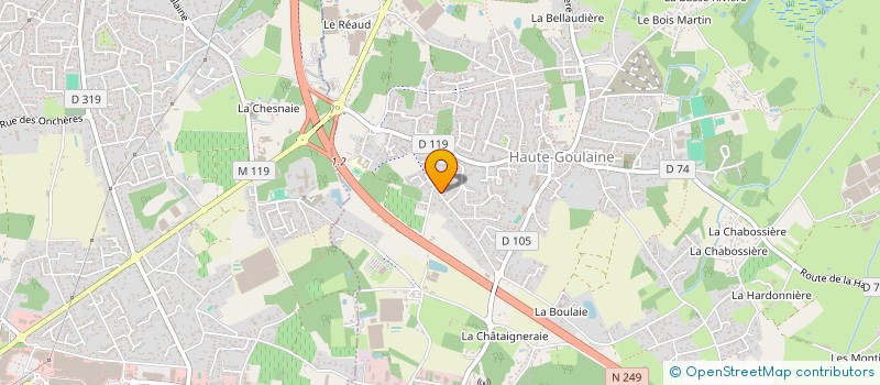 localisation de l'entreprise LE JARDIN DE VERO à HAUTE-GOULAINE