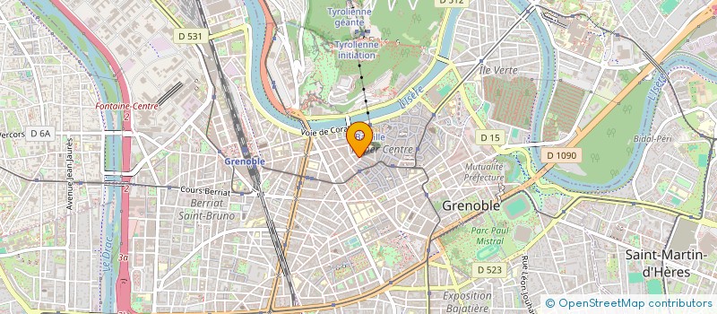 localisation de l'entreprise LE JARDIN DE VILLE à GRENOBLE