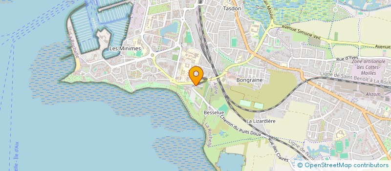 localisation de l'entreprise LE JARDIN DE VIOLETTE  LA ROCHELLE