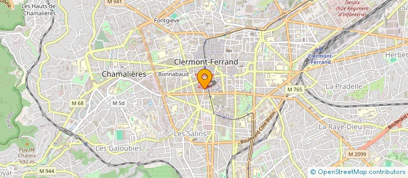 localisation de l'entreprise LE JARDIN DE XU à CLERMONT-FERRAND
