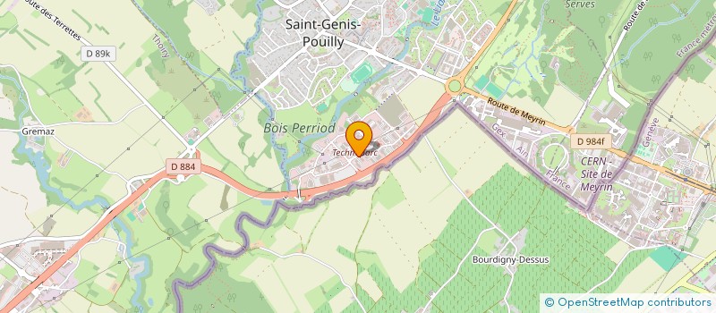 localisation de l'entreprise LE JARDIN DE ZEBULON à SAINT-GENIS-POUILLY
