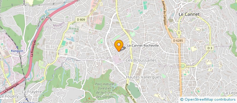 localisation de l'entreprise LE JARDIN DES ANGES à LE CANNET