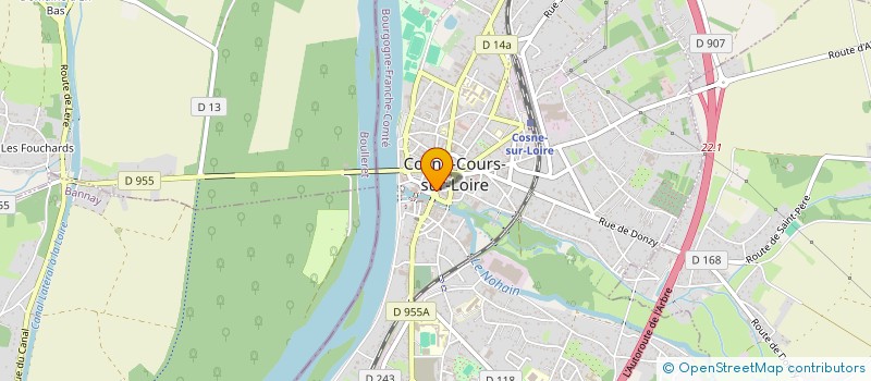 localisation de l'entreprise LE JARDIN DES ANGES à COSNE-COURS-SUR-LOIRE