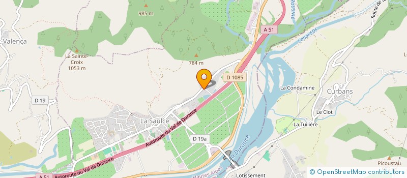 localisation de l'entreprise LE JARDIN DES ARTS PUBLICS  LA SAULCE