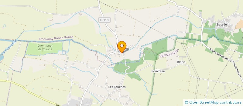 localisation de l'entreprise LE JARDIN DES BAMBINS à FRONTENAY-ROHAN-ROHAN