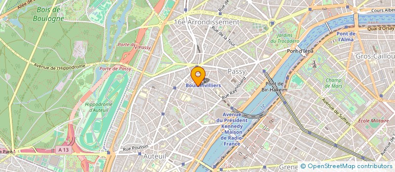 localisation de l'entreprise LE JARDIN DES BAUCHES  PARIS