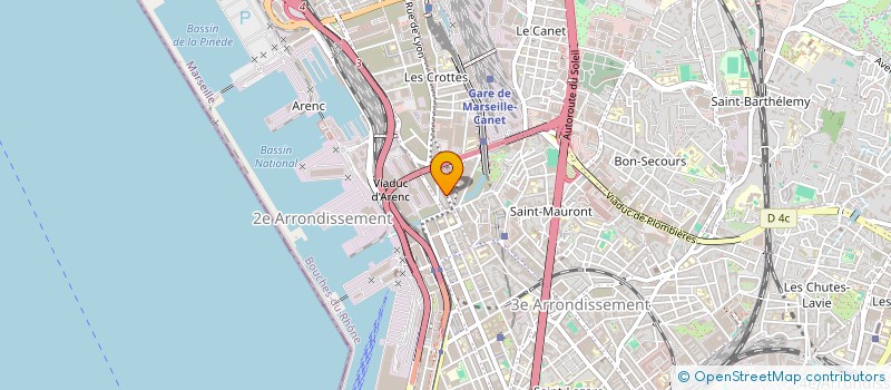 localisation de l'entreprise LE JARDIN DES BIENFAISANTS à MARSEILLE