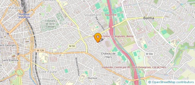 localisation de l'entreprise LE JARDIN DES CASTORS à TOULOUSE