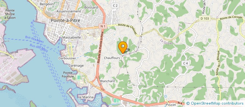localisation de l'entreprise LE JARDIN DES CLINDINDINGS à LES ABYMES