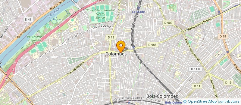 localisation de l'entreprise LE JARDIN DES COLOMBES à COLOMBES