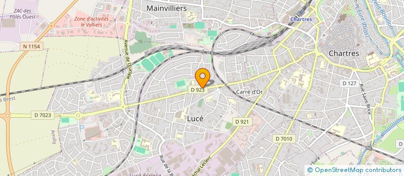 localisation de l'entreprise LE JARDIN DES DELICES à LUCE