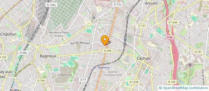 localisation de l'entreprise LE JARDIN DES DELICES à BAGNEUX
