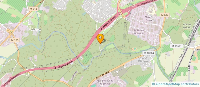 localisation de l'entreprise LE JARDIN DES DEVAS  SAINT-JEAN-DE-VEDAS