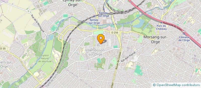 localisation de l'entreprise LE JARDIN DES DOMES à VILLEMOISSON-SUR-ORGE