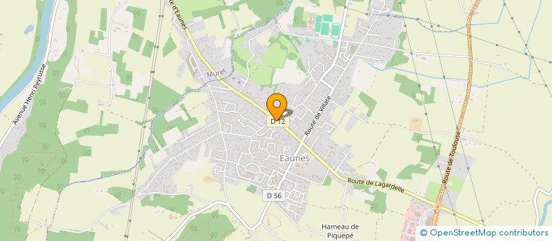 localisation de l'entreprise LE JARDIN DES ELFES  EAUNES