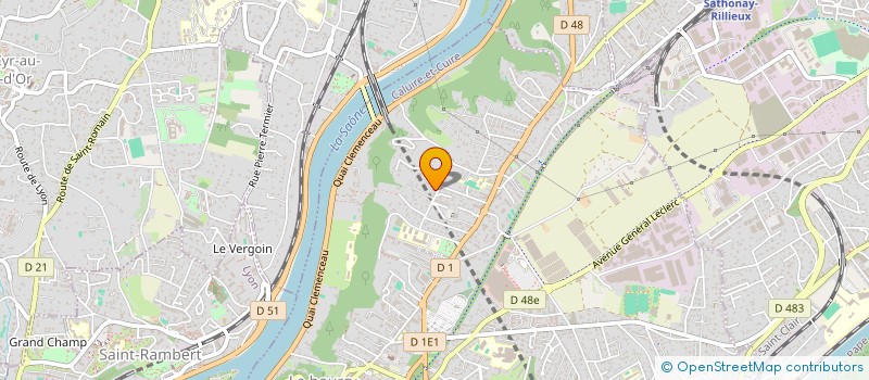 localisation de l'entreprise LE JARDIN DES FILLES  CALUIRE-ET-CUIRE