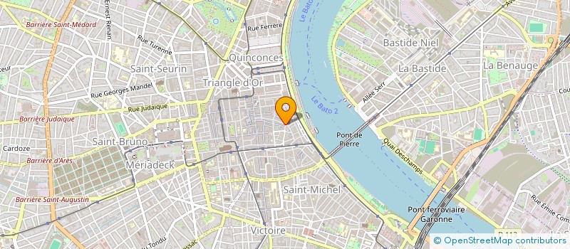 localisation de l'entreprise LE JARDIN DES GASTRONOMES  BORDEAUX