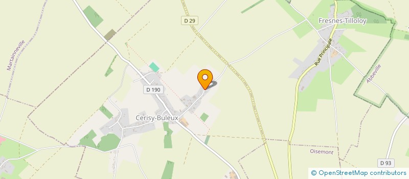 localisation de l'entreprise LE JARDIN DES HIRONDELLES  CERISY-BULEUX