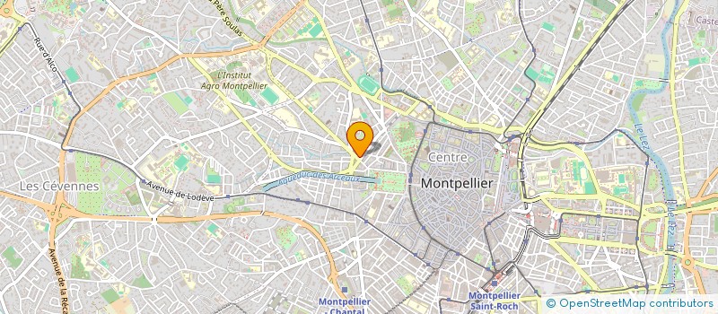 localisation de l'entreprise LE JARDIN DES ILES à MONTPELLIER