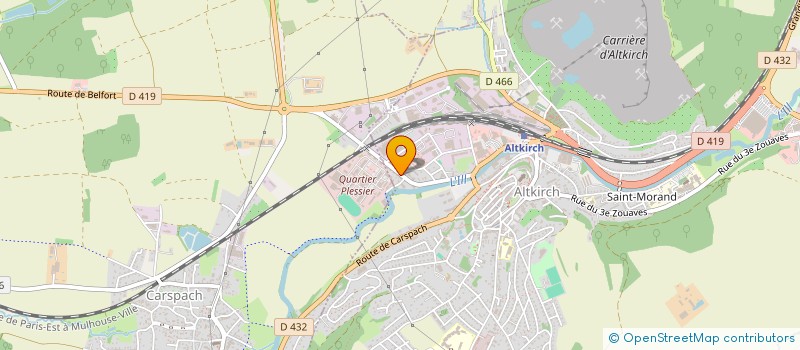 localisation de l'entreprise LE JARDIN DES KOIS  ALTKIRCH