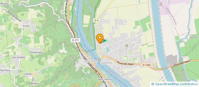 localisation de l'entreprise LE JARDIN DES LONES  SABLONS