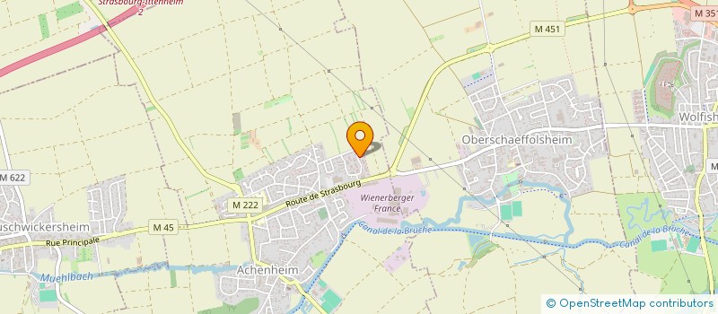 localisation de l'entreprise LE JARDIN DES MARAICHERS  ACHENHEIM