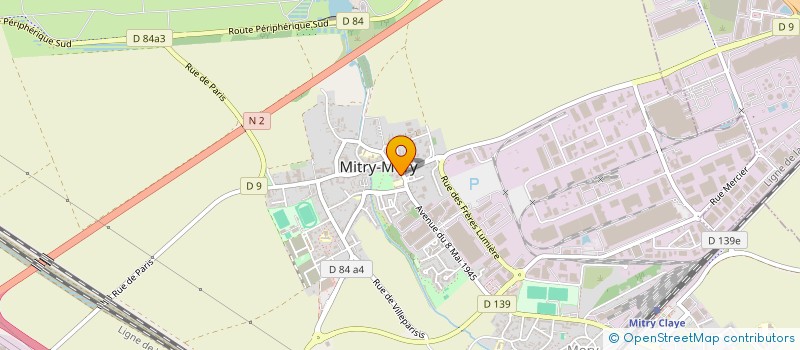 localisation de l'entreprise LE JARDIN DES MEMOIRES  MITRY-MORY