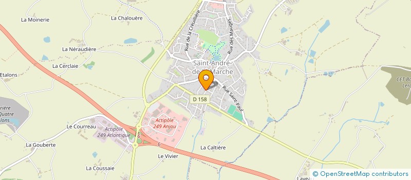 localisation de l'entreprise LE JARDIN DES MERVEILLES à SEVREMOINE