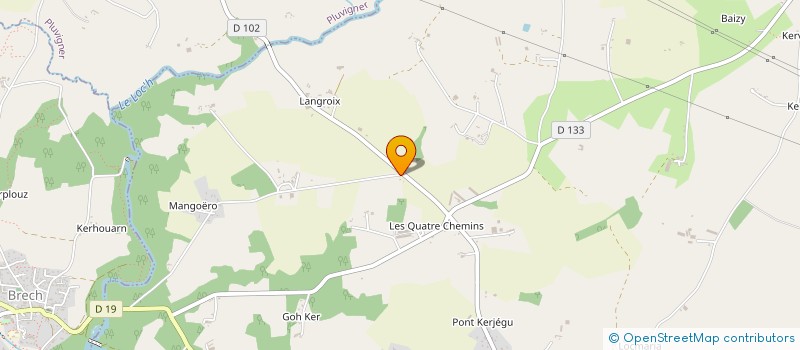 localisation de l'entreprise LE JARDIN DES MERVEILLES  PLUMERGAT