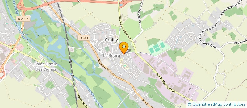 localisation de l'entreprise LE JARDIN DES MESANGES à AMILLY