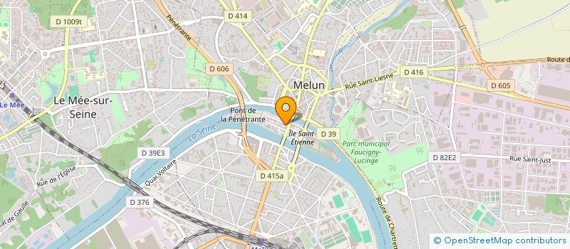 localisation de l'entreprise LE JARDIN DES MOULINS  MELUN