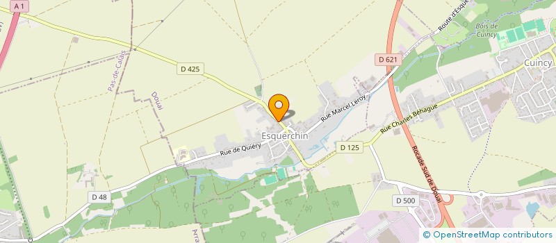 localisation de l'entreprise LE JARDIN DES OLIVIERS à ESQUERCHIN