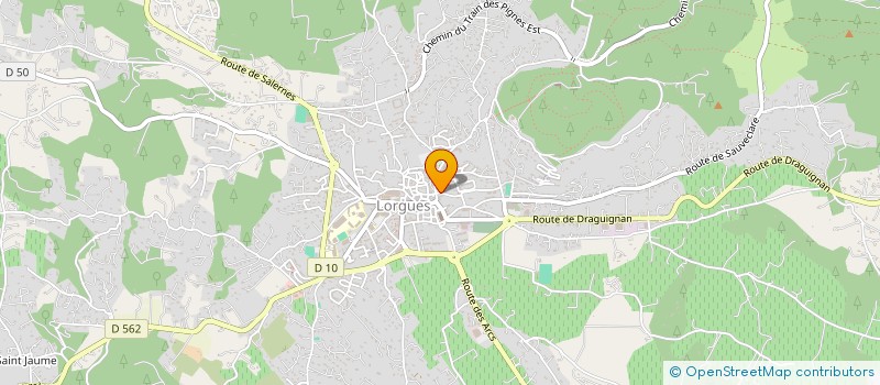localisation de l'entreprise LE JARDIN DES OLIVIERS à LORGUES