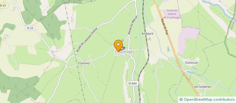 localisation de l'entreprise LE JARDIN DES OLIVIERS  COUTEUGES