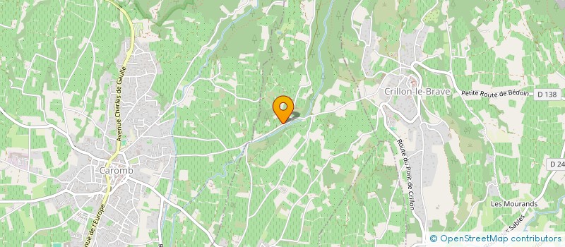 localisation de l'entreprise LE JARDIN DES PAPES  MODENE