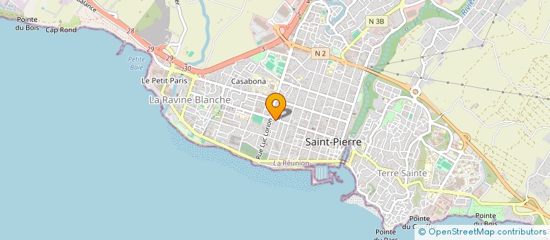 localisation de l'entreprise LE JARDIN DES PIERRE à SAINT-PIERRE